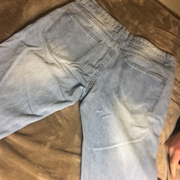 Distressed patchwork biker jeans - Picture 4 of 4